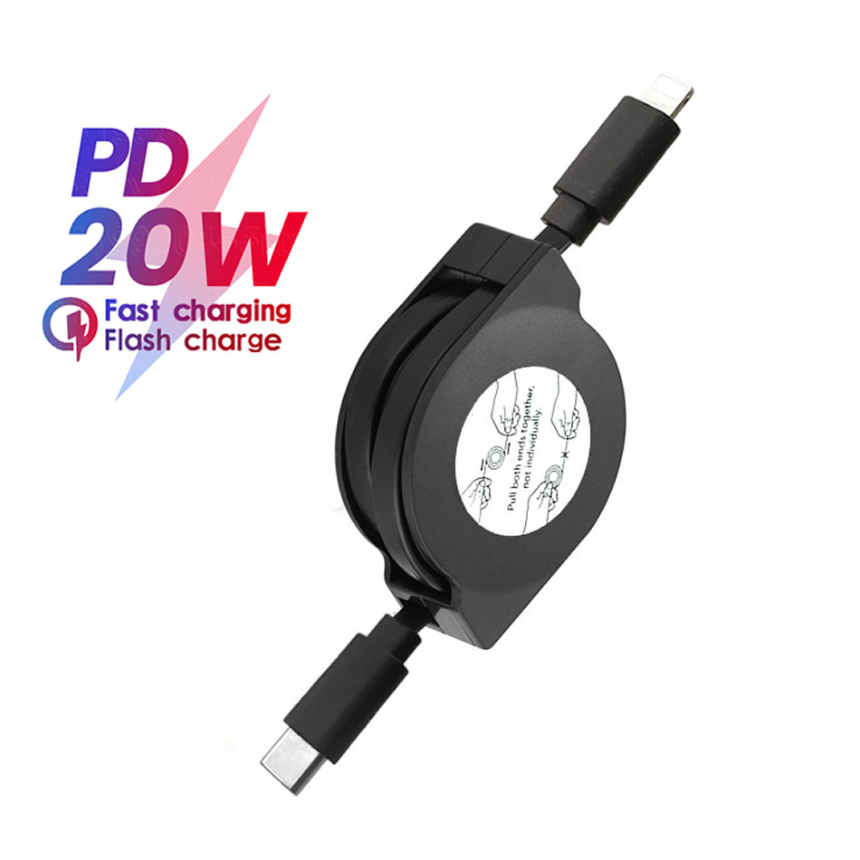 Phone Accessories Online - Retractable PD 20W Fast Charge Cable