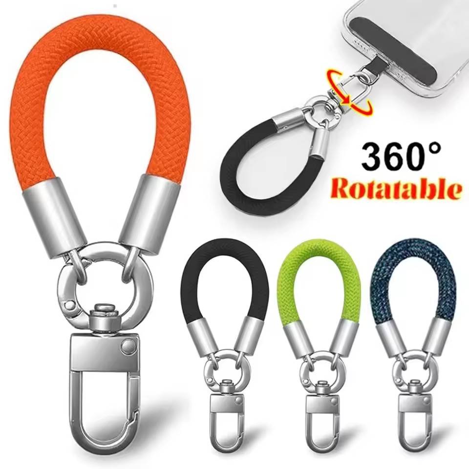 Phone Accessories And Gadgets - Metal Phone Lanyard Gasket Patch Rotatable