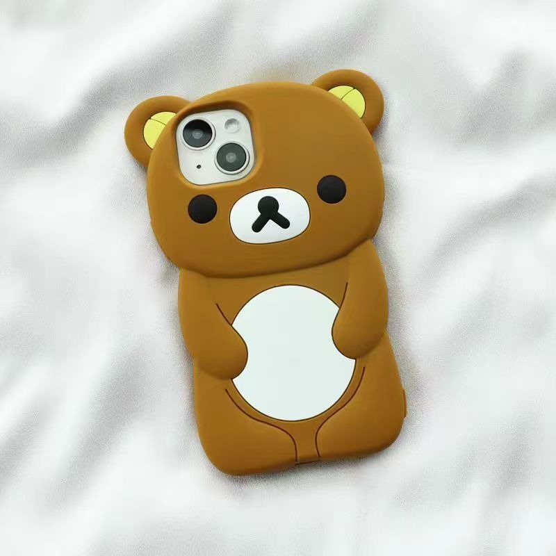Phone Accessories Online - Rilakkuma Silicone Phone Case Cute Cartoon