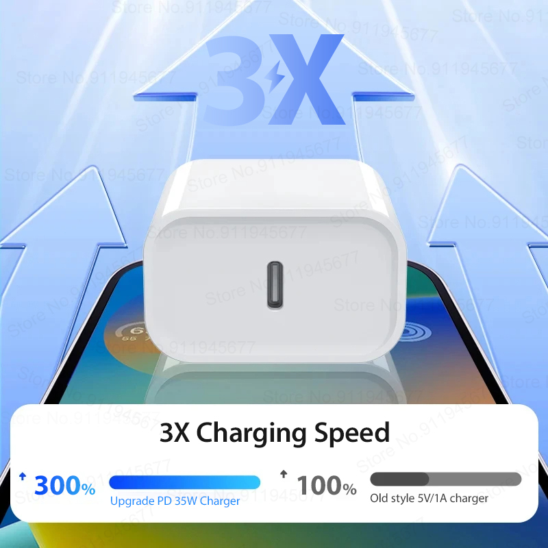 PD 35W Fast Charger For Apple  - огляд і ціна Phone Accessories Online