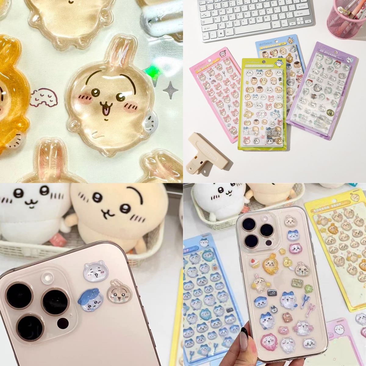 3D Relief Sticker Chiikawa Aes - огляд і ціна Phone Accessories Aesthetic