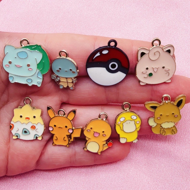 10pcs Cartoon Drip Oil Jewelry - огляд і ціна Phone Accessories And Gadgets