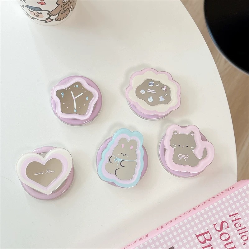 Cartoon Mirror Telescopic Phon - огляд і ціна Phone Accessories Cute