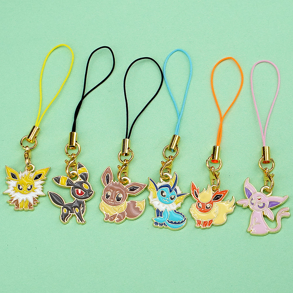 6Pcs Hot Anime Pokemon Eevee P - огляд і ціна Phone Accessories China