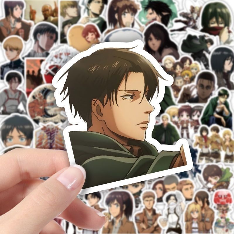 60Pcs Attack on Titan Anime St - огляд і ціна Phone Accessories Aesthetic