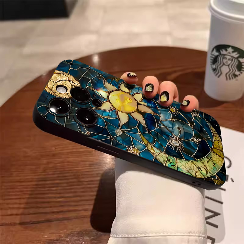 Aesthetic Sun Moon Print Phone - огляд і ціна Phone Accessories Aesthetic