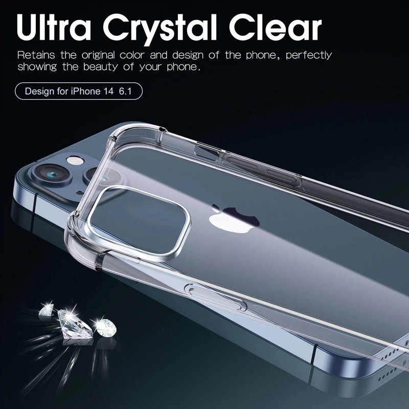 Shockproof Clear Phone Case Fo - огляд і ціна Phone Accessories Online