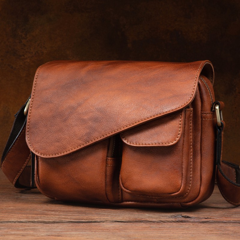 Men's Stylish Leather Shoulder - огляд і ціна Phone Accessories China