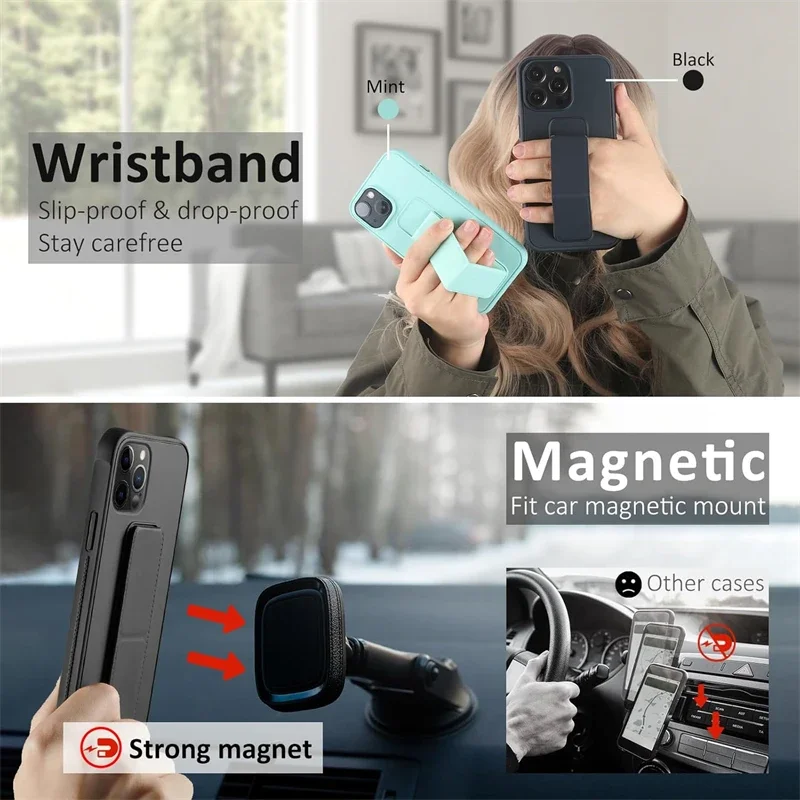 Magnetic Kickstand Hand Strap  - огляд і ціна Phone Accessories Online