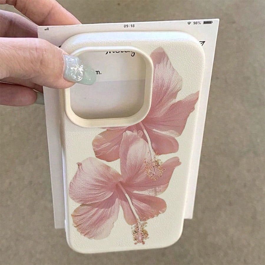 Pink Hibiscus Elegant High Aes - огляд і ціна Phone Accessories Aesthetic