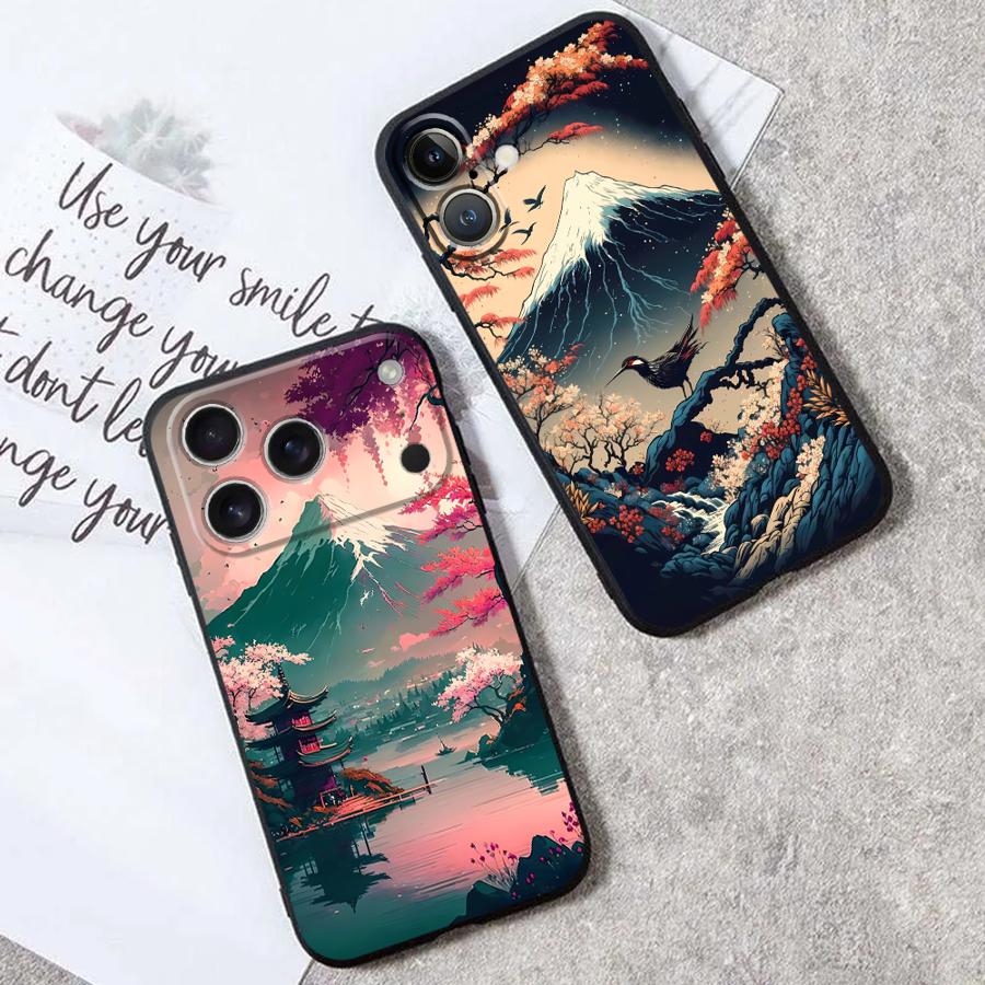Aesthetic Mount Fuji Funda Pho - огляд і ціна Phone Accessories Aesthetic