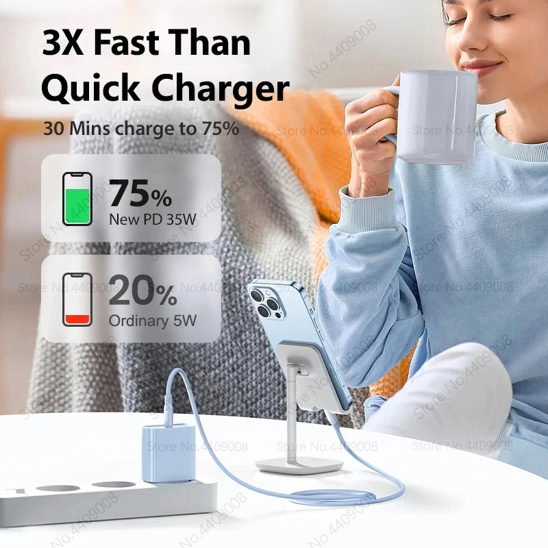 35W For iPhone Charger USB Typ - огляд і ціна Phone Accessories Online